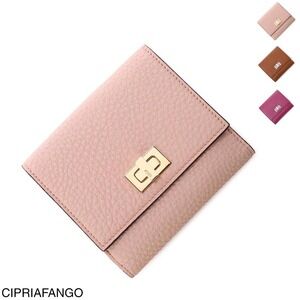 Fendi PEEKABOO Bifold Wallet Coin Purse